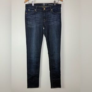 7 For All Mankind Roxanne Blue Skinny Jeans - size 29